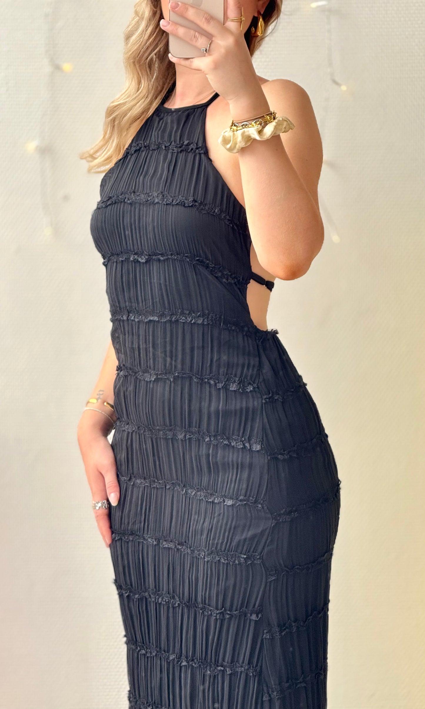 Robe longue dos nu CANNES