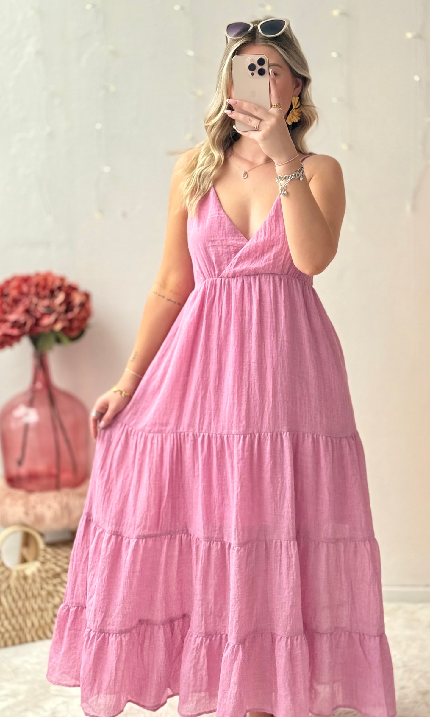 Robe longue coton AMALFI