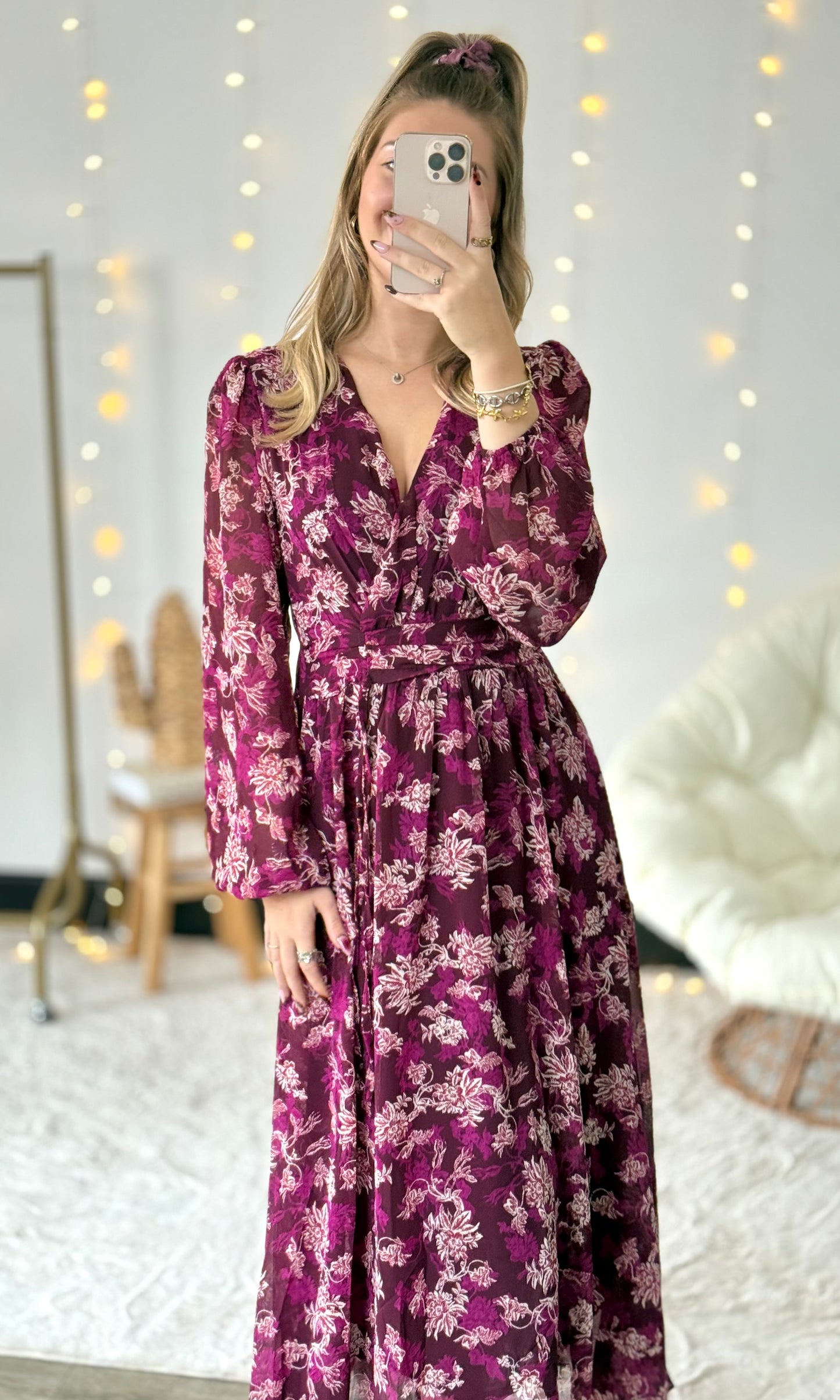 Robe longue CHARLOTTE