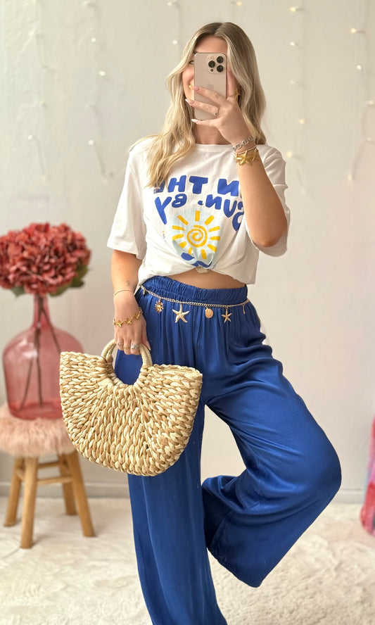 Pantalon satiné CONSTANCE 🇮🇹