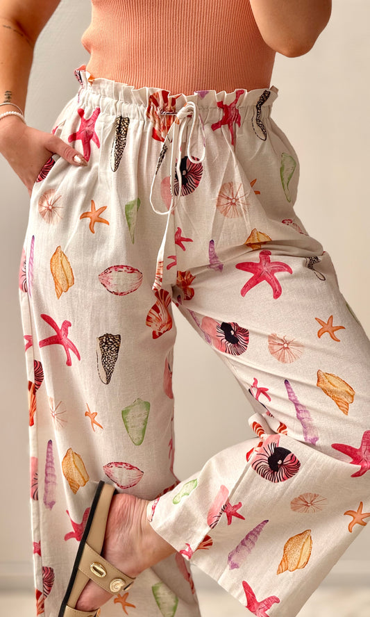 Pantalon en lin VECCHIO