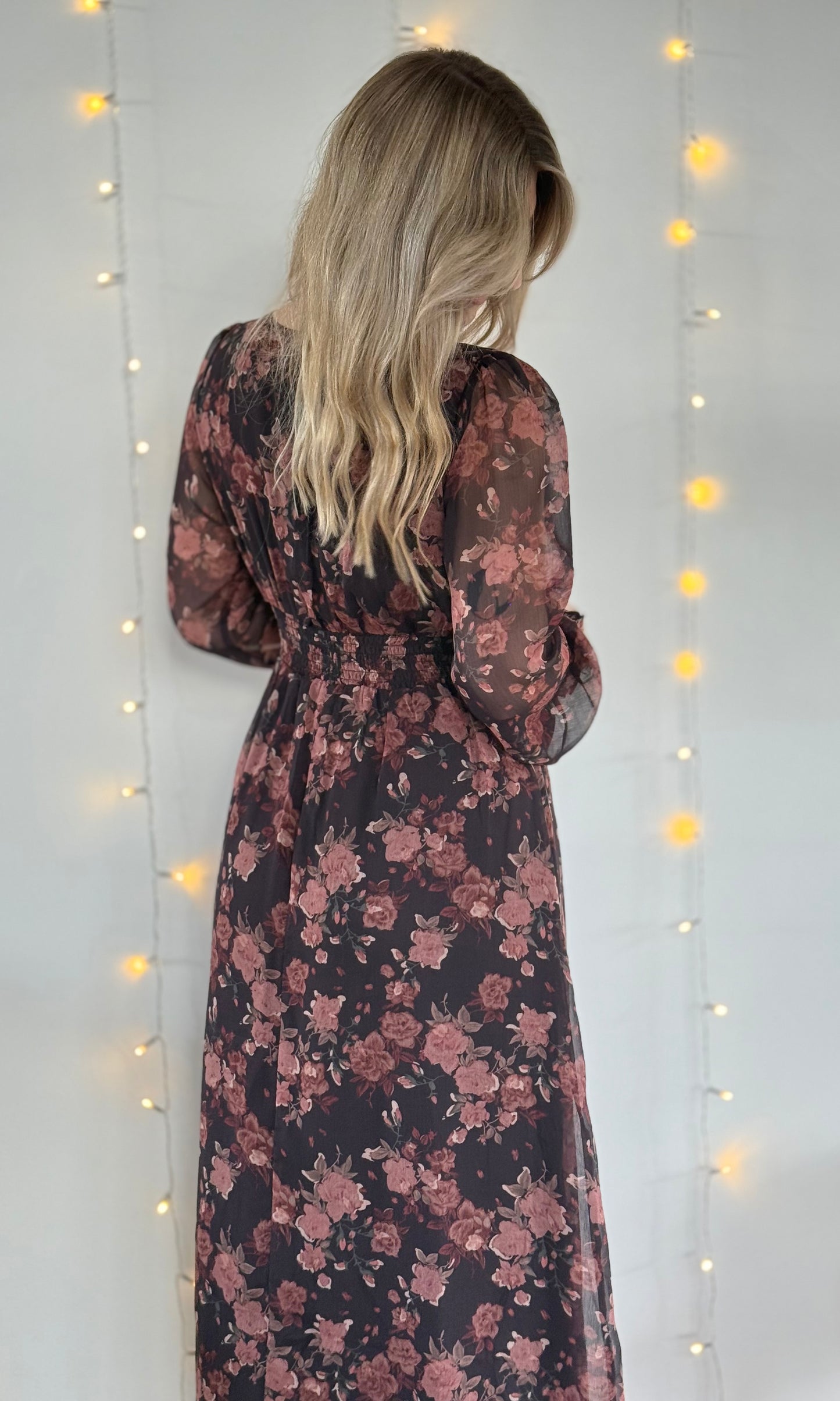 Robe longue fleurie CLEO