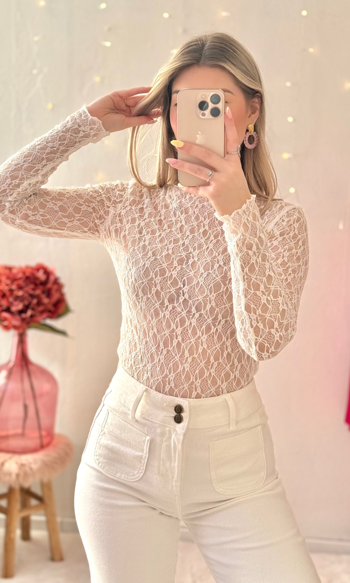 Haut en dentelle ESMEE