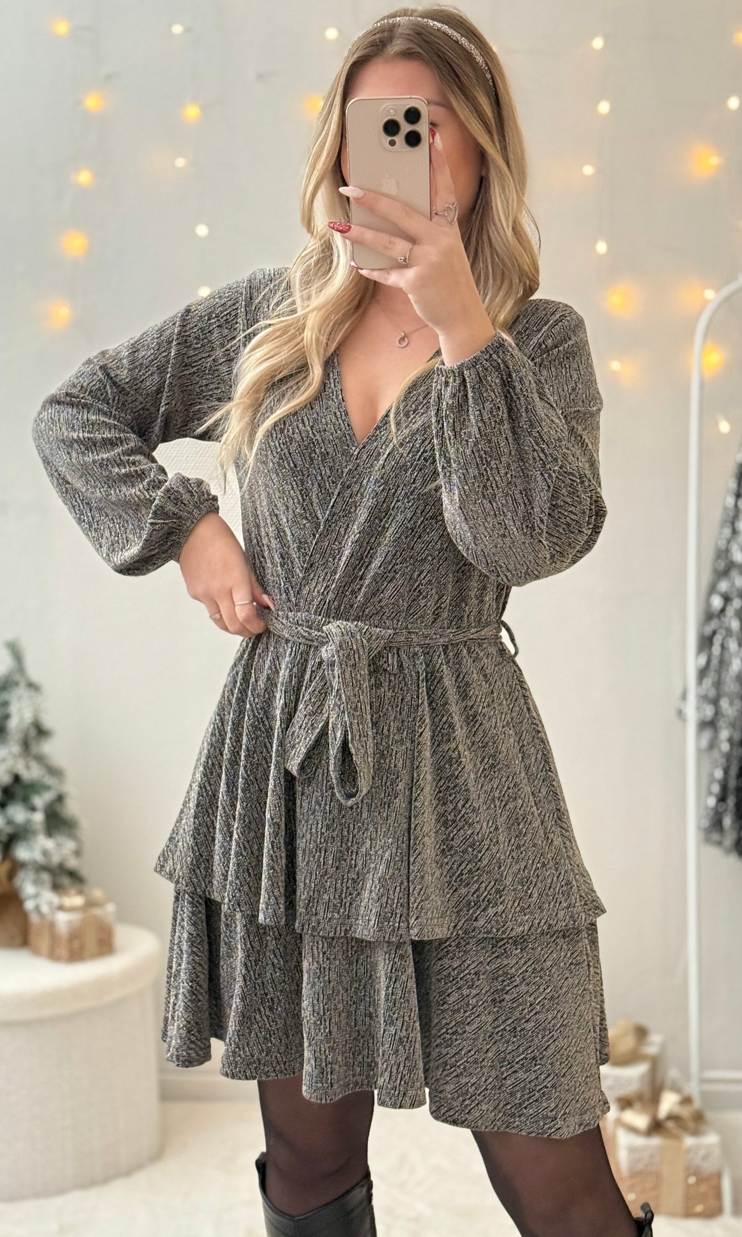 (CURVES) Robe lurex BRIGHT