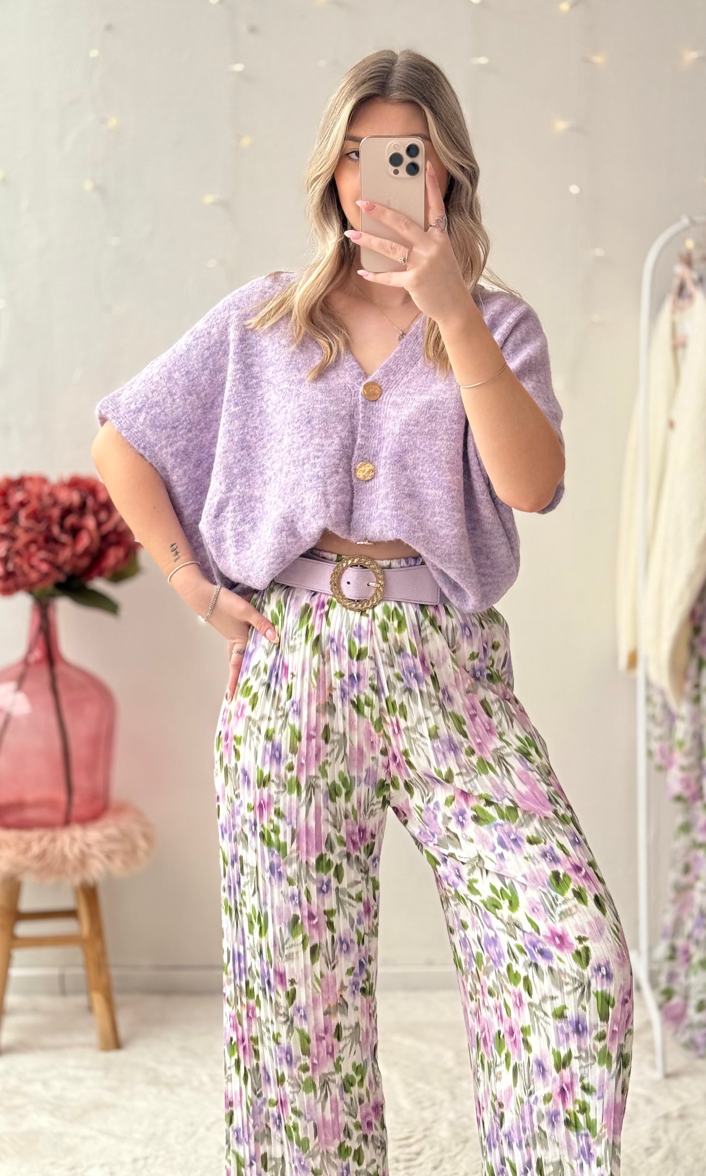 Pantalon plissé LAVENDER 🇮🇹