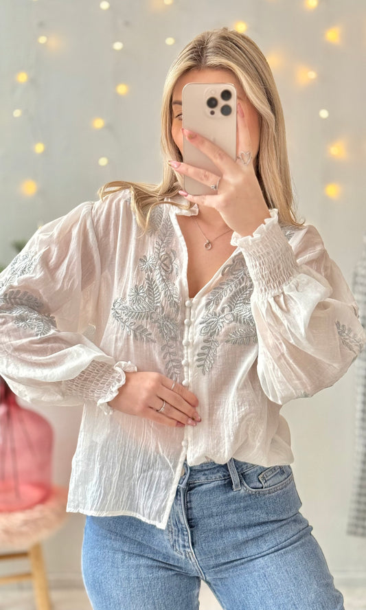 Blouse blanche CRISTINA