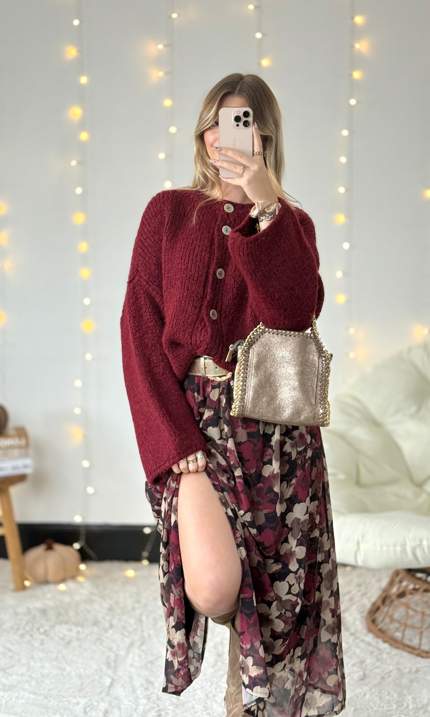 Gilet bordeaux CLEM 🇮🇹