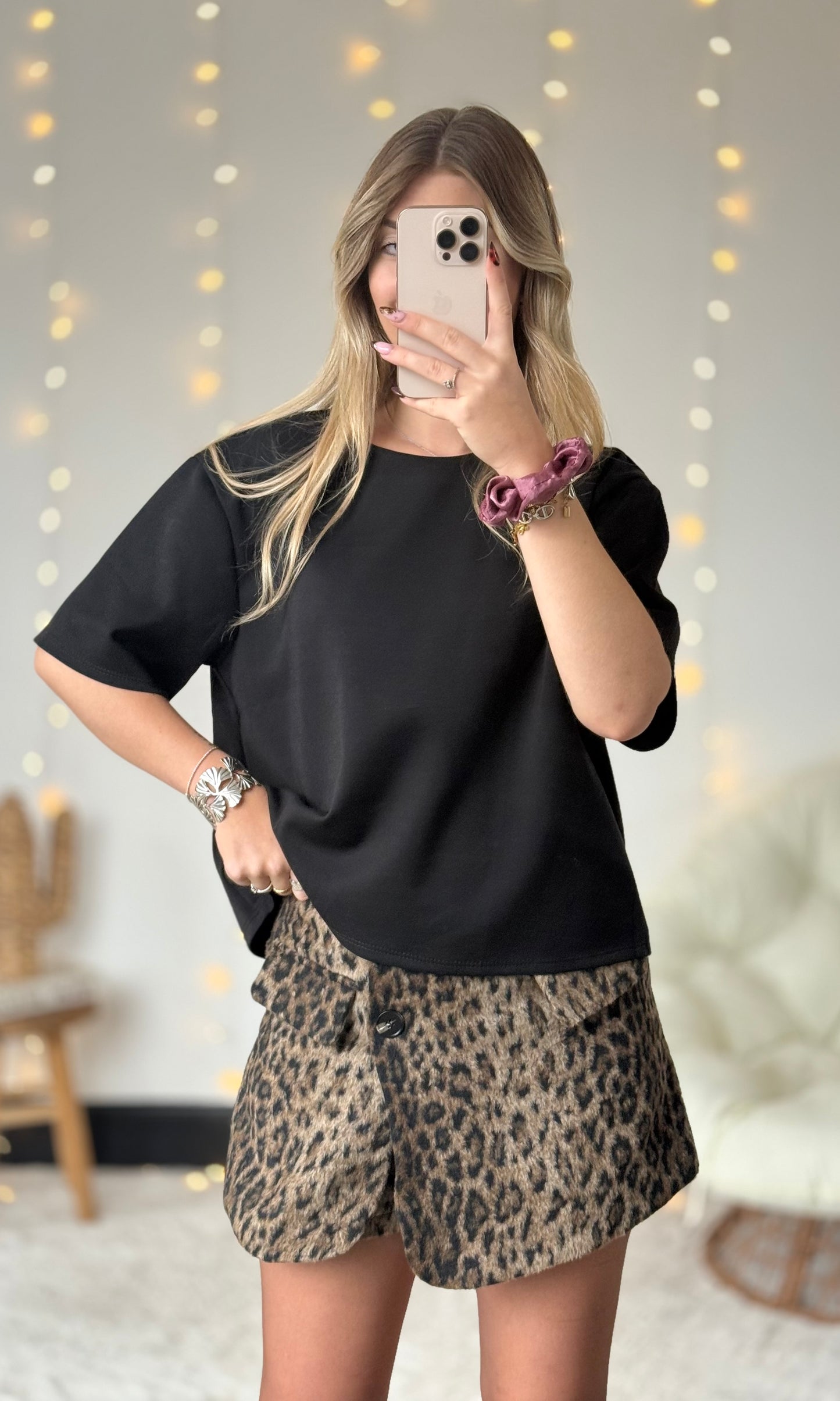 T-shirt noir BASIC 🇮🇹