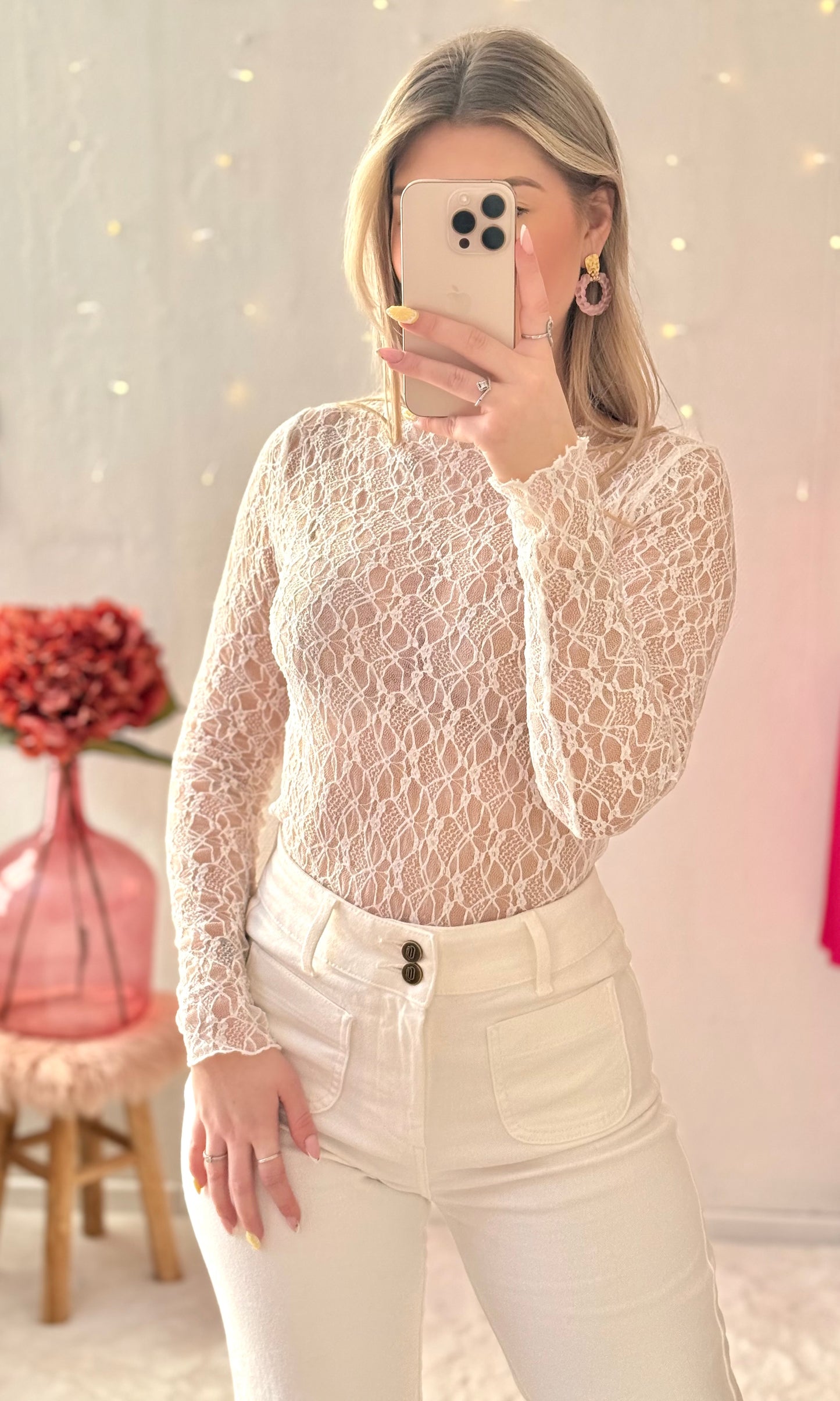 Haut en dentelle ESMEE