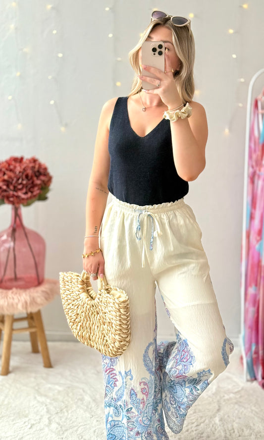 Pantalon écru MYKONOS