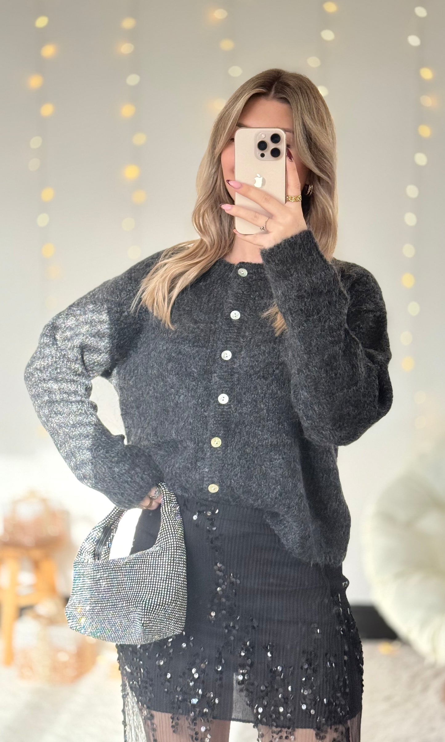 Pull gris foncé NOËLLE
