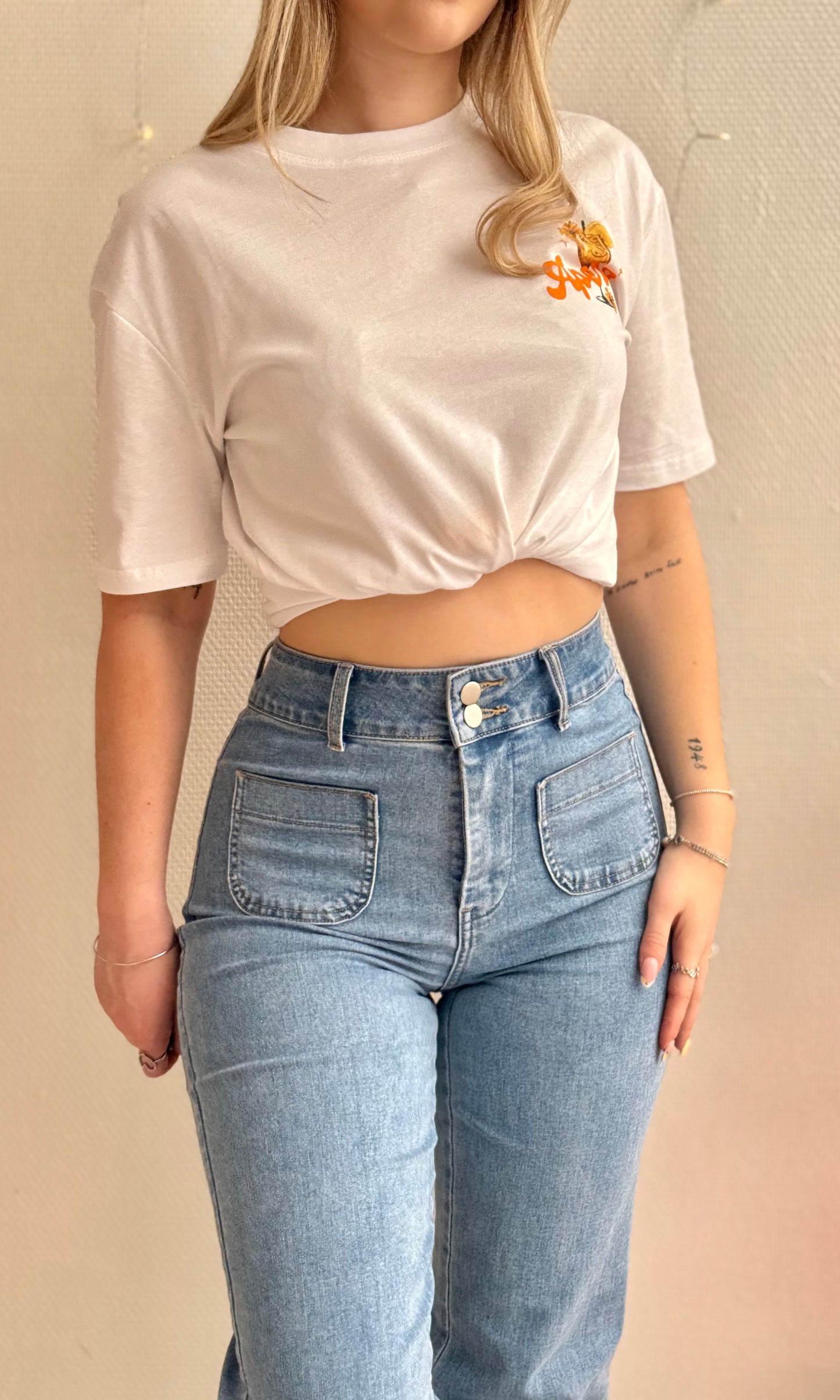 Jean wide bleu OLYMPE