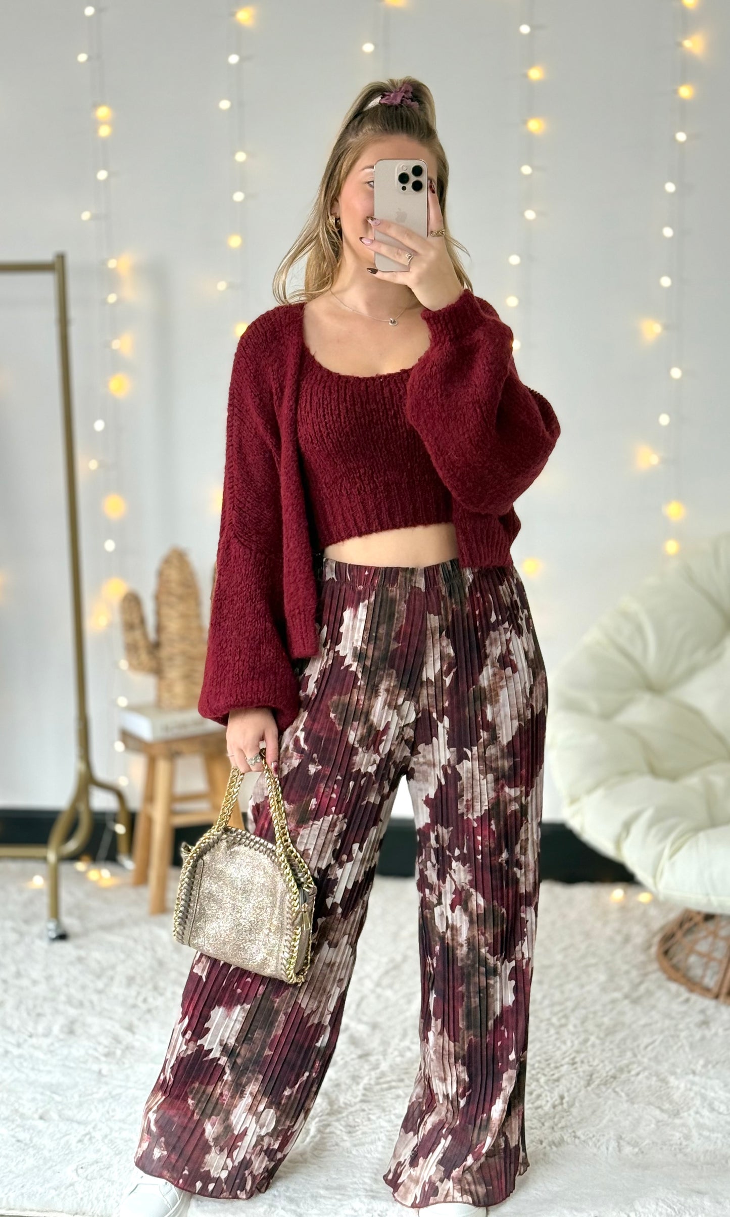 Pantalon plissé BLOOMING (34-48) 🇮🇹 - expédition vers le 1/10