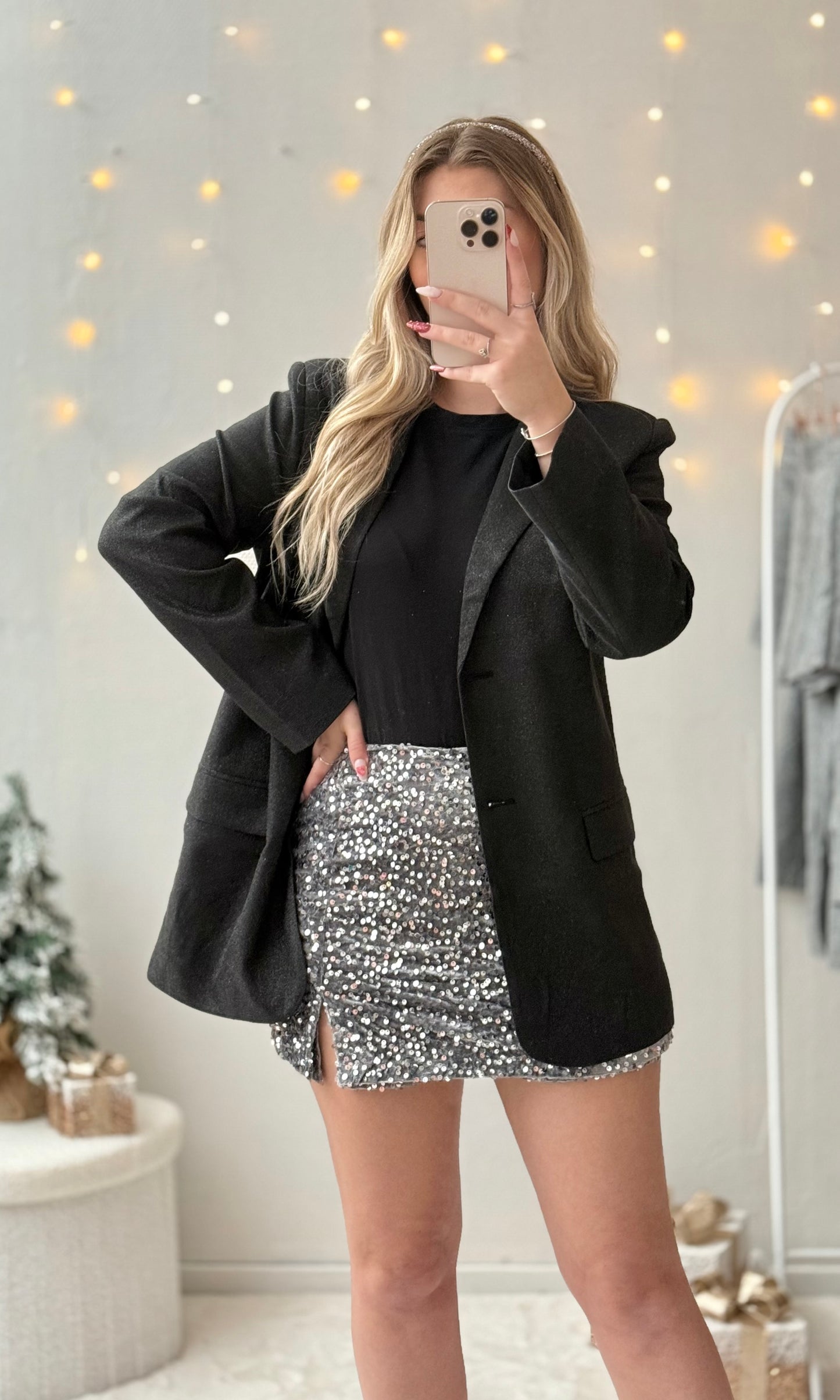 Jupe short HOLLY grise