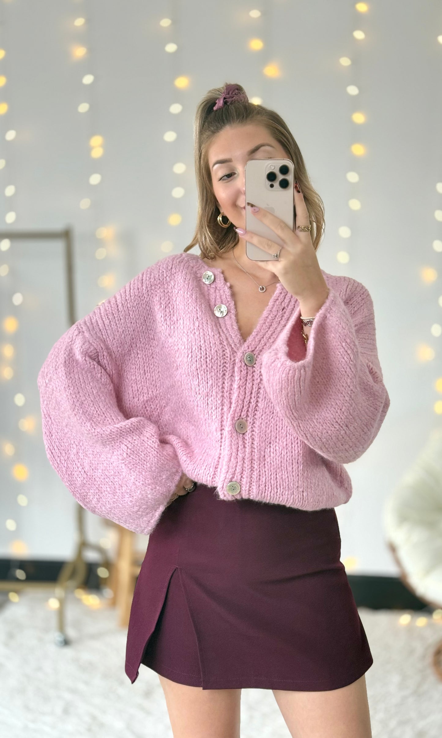 Gilet rose CLEM 🇮🇹