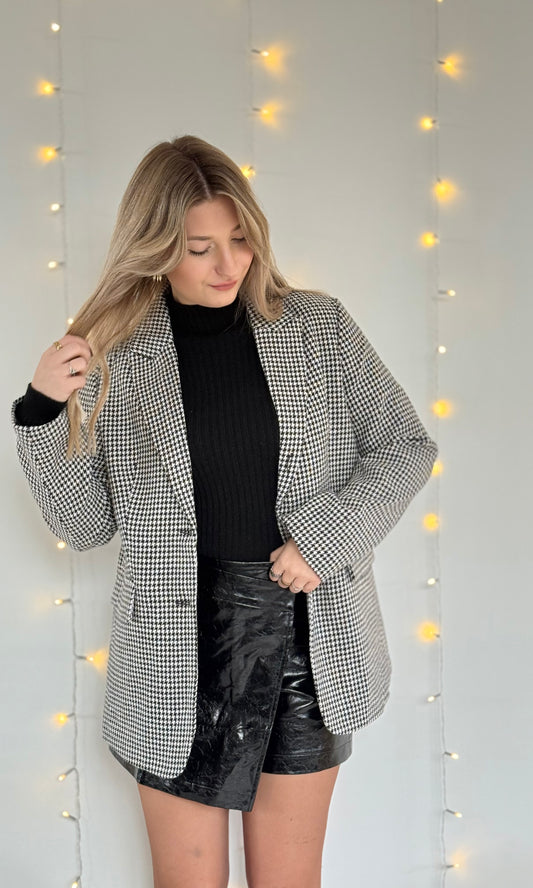 Blazer pied de poule ELSA