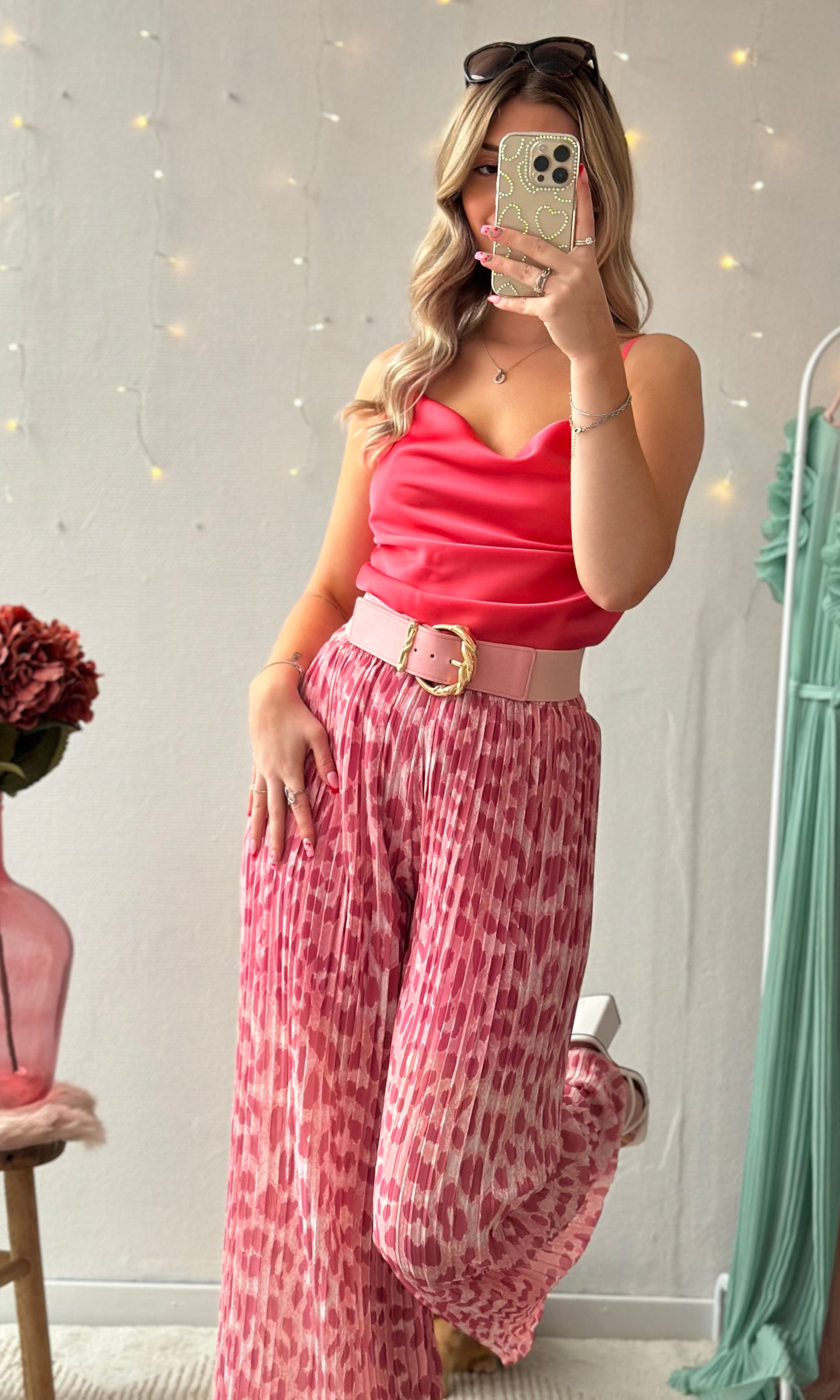 Pantalon plissé léopard CANDICE 🇮🇹