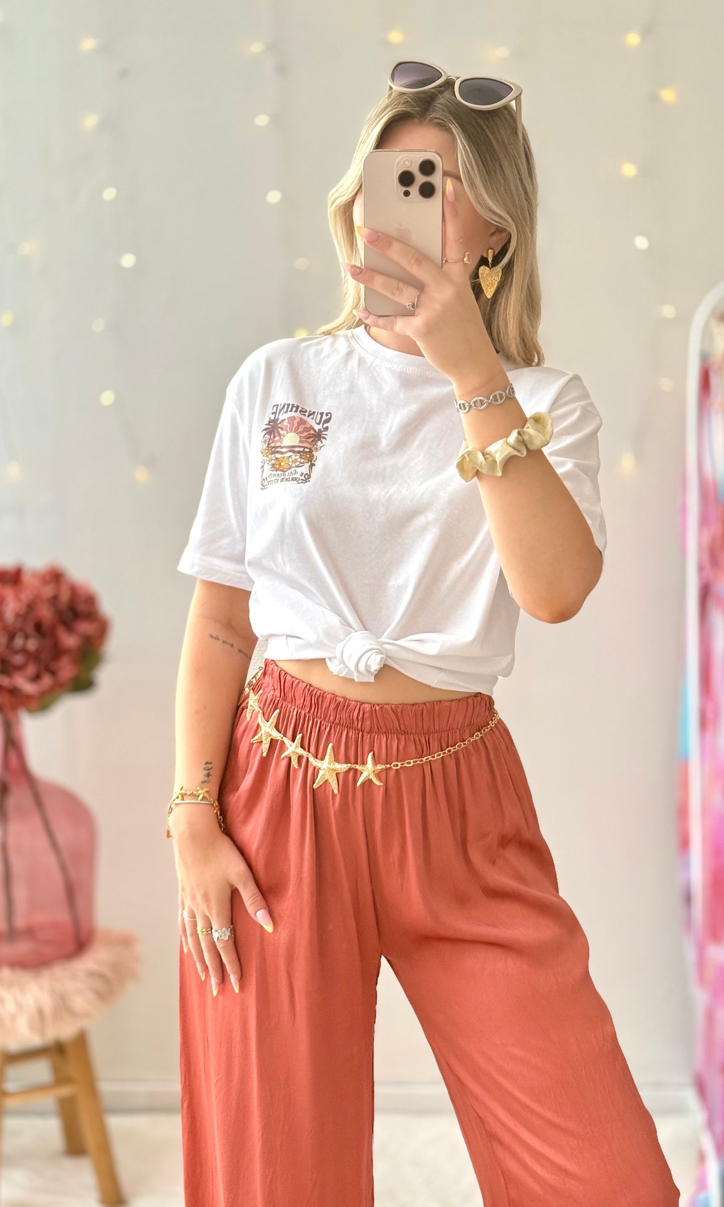 T-shirt blanc SUNSHINE