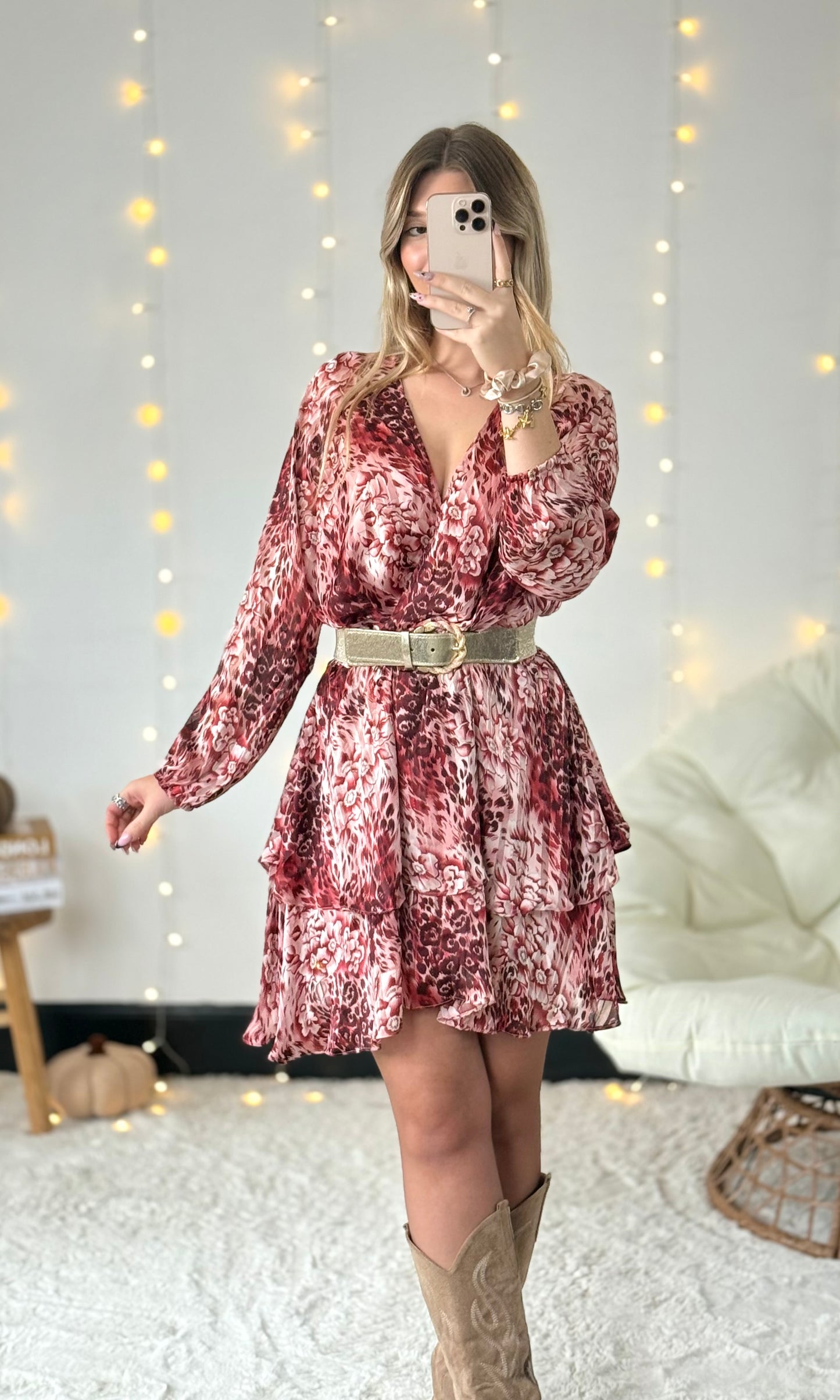 Robe bordeaux ALESSIA
