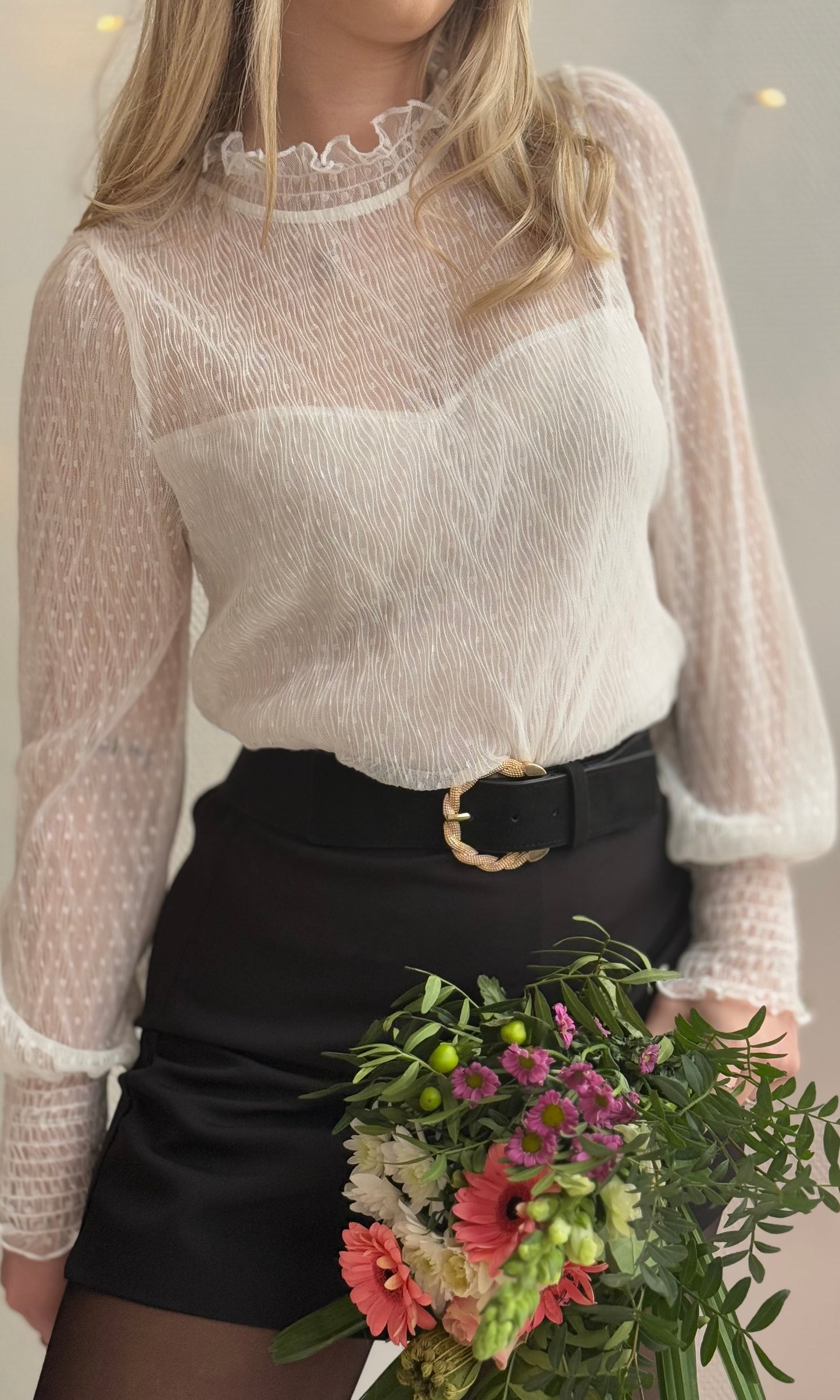 Top blanc LYA