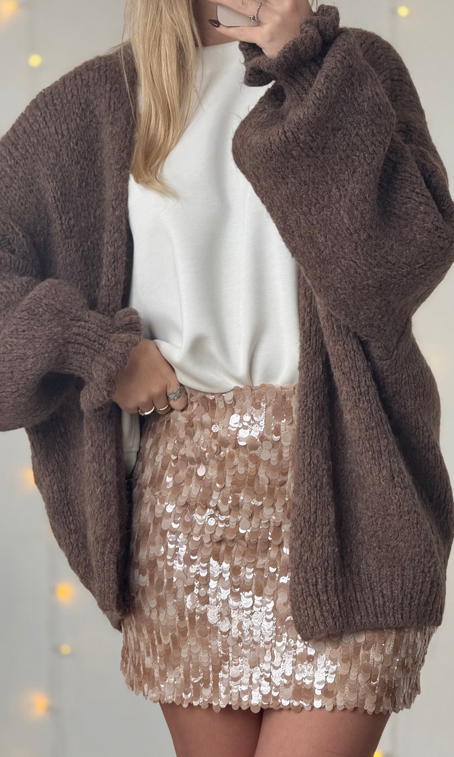 Gilet marron CAROLE 🇮🇹