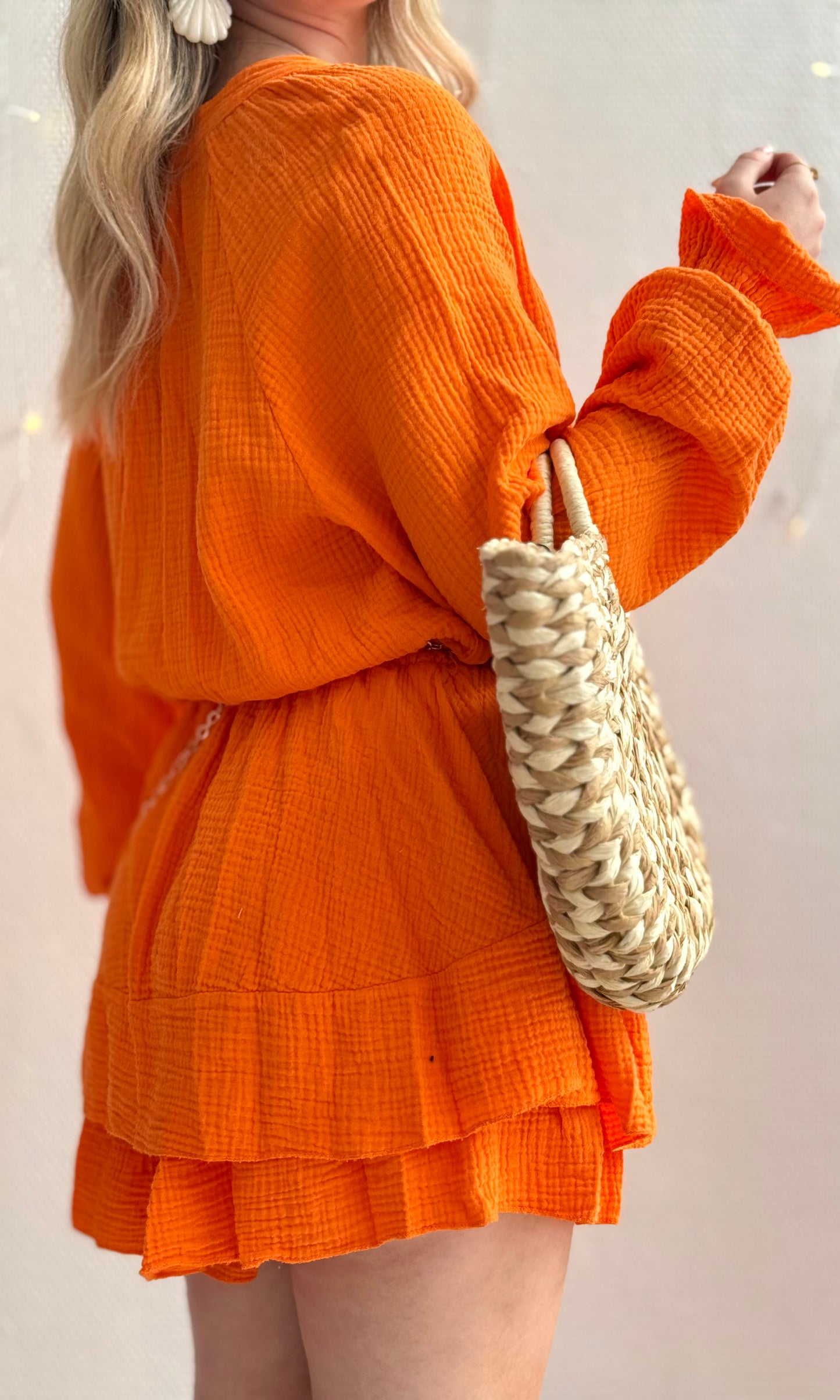 Combishort en gaze de coton LISBOA 🇮🇹