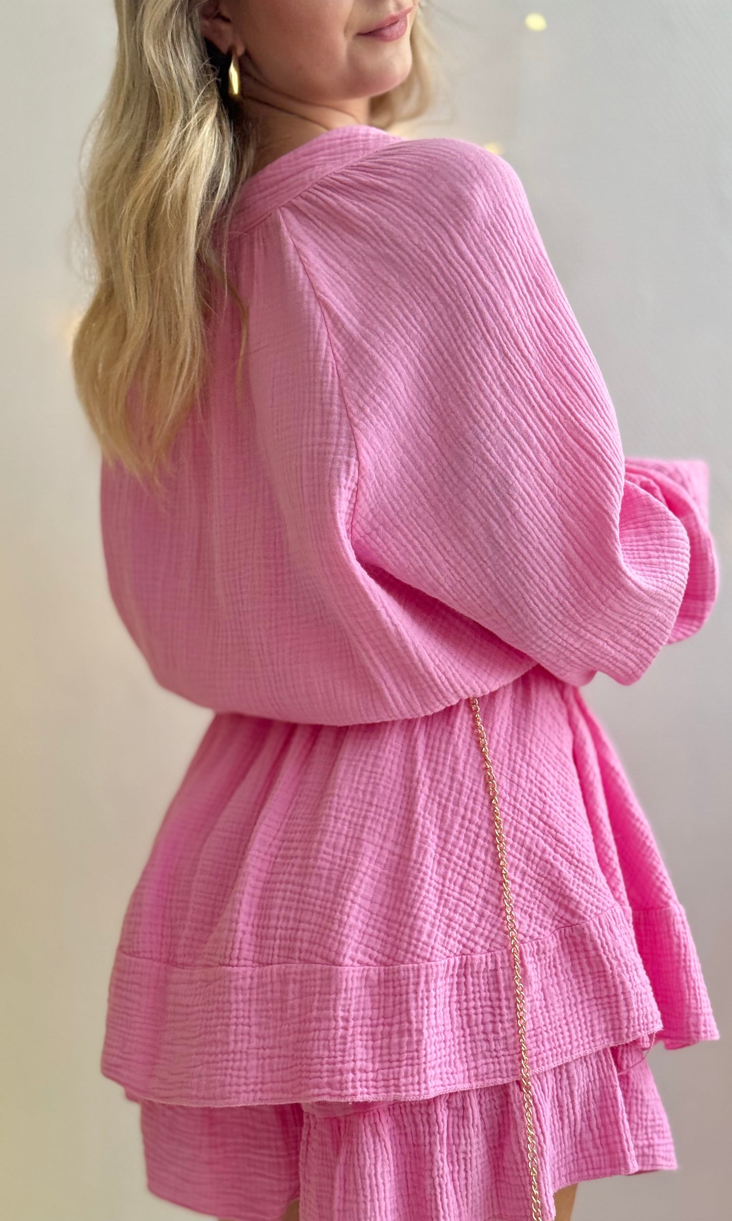 Combishort en gaze de coton LISBOA 🇮🇹