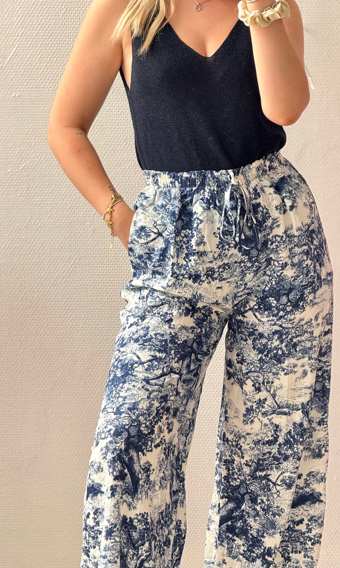 Pantalon bleu marine NAVY
