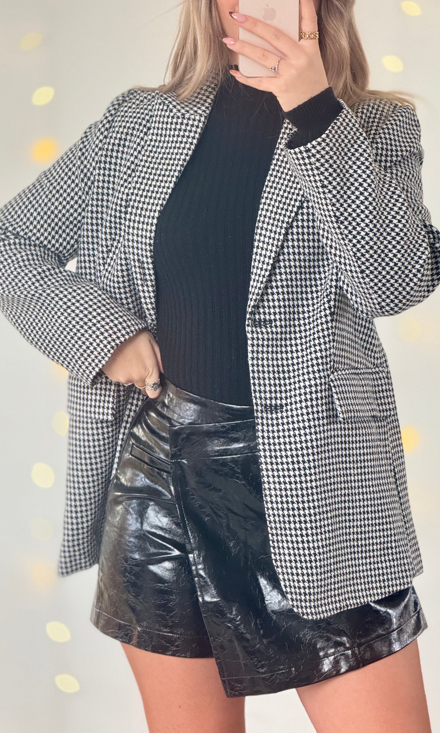 Blazer pied de poule ELSA