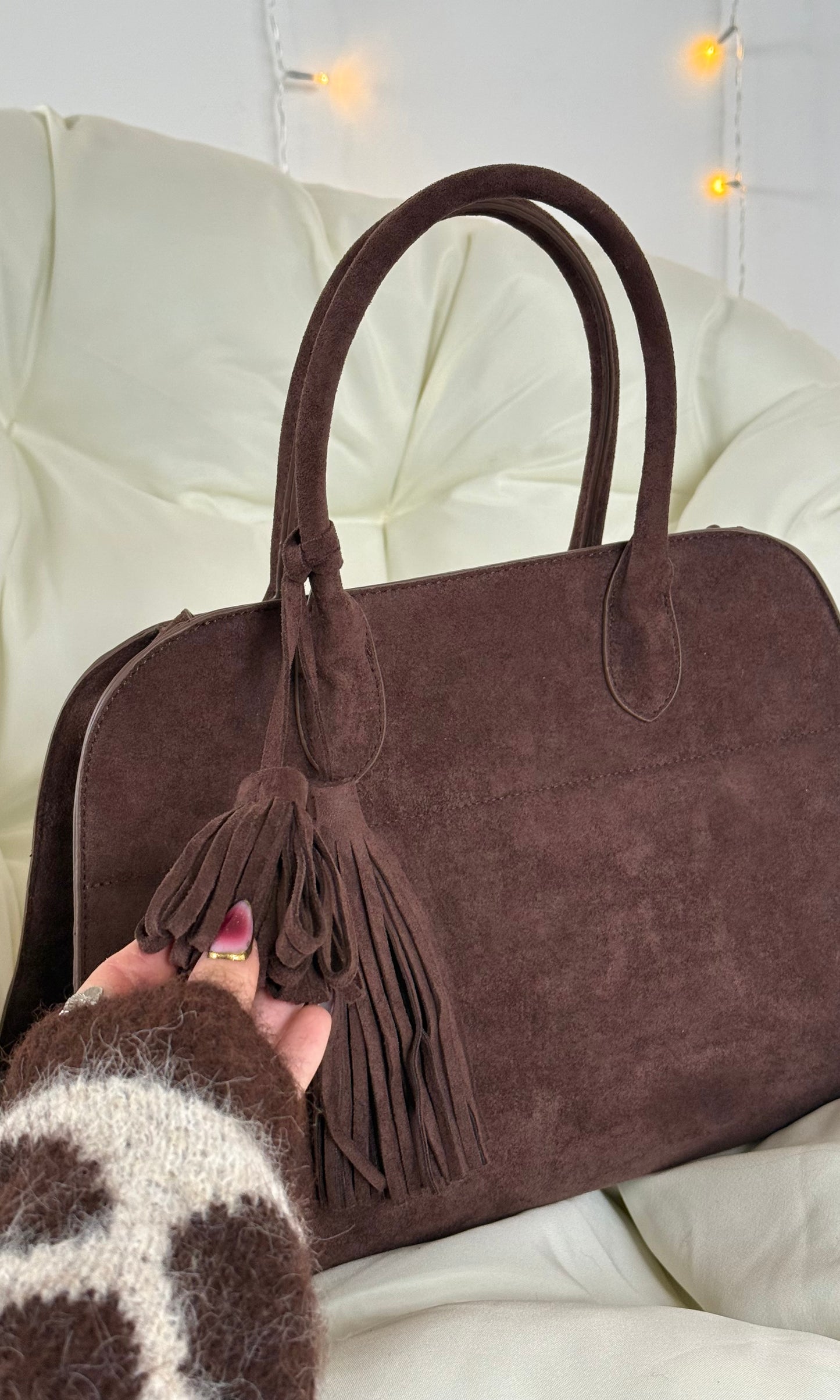 Sac en cuir chocolat MADDY 🇮🇹