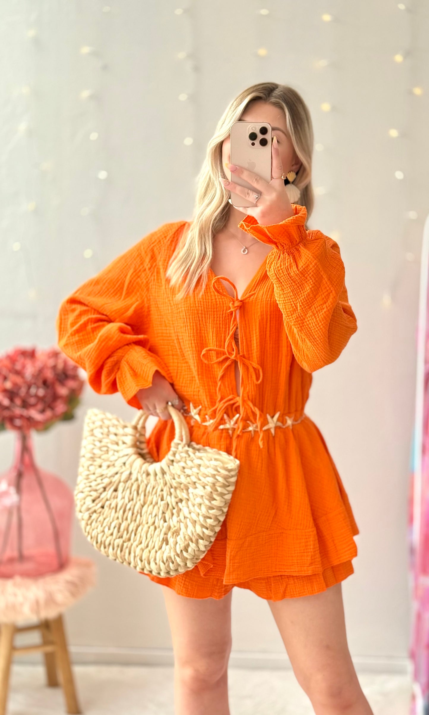 Combishort en gaze de coton LISBOA 🇮🇹