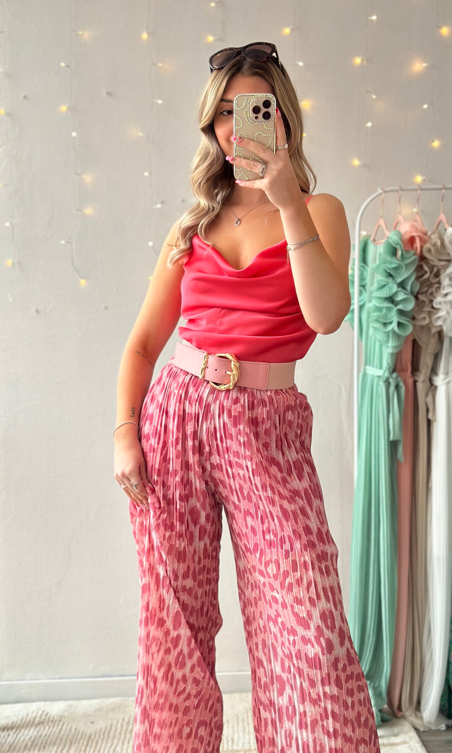 Pantalon plissé léopard CANDICE 🇮🇹