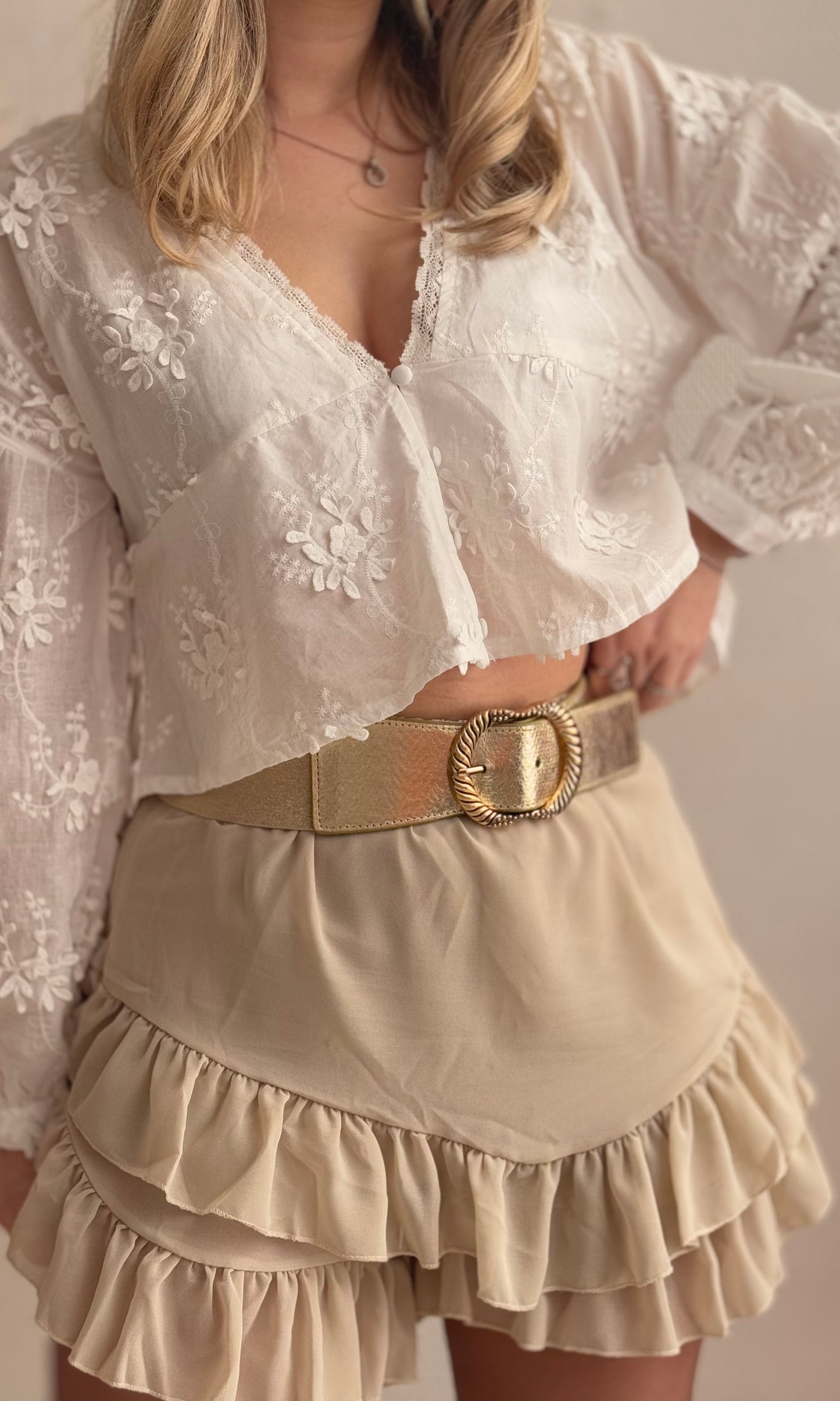 Blouse blanche LYLA