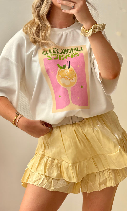 Jupe short jaune BUTTER