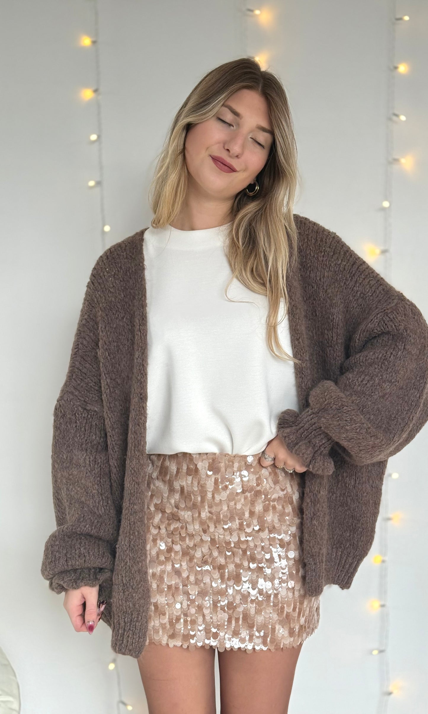 Gilet marron CAROLE 🇮🇹