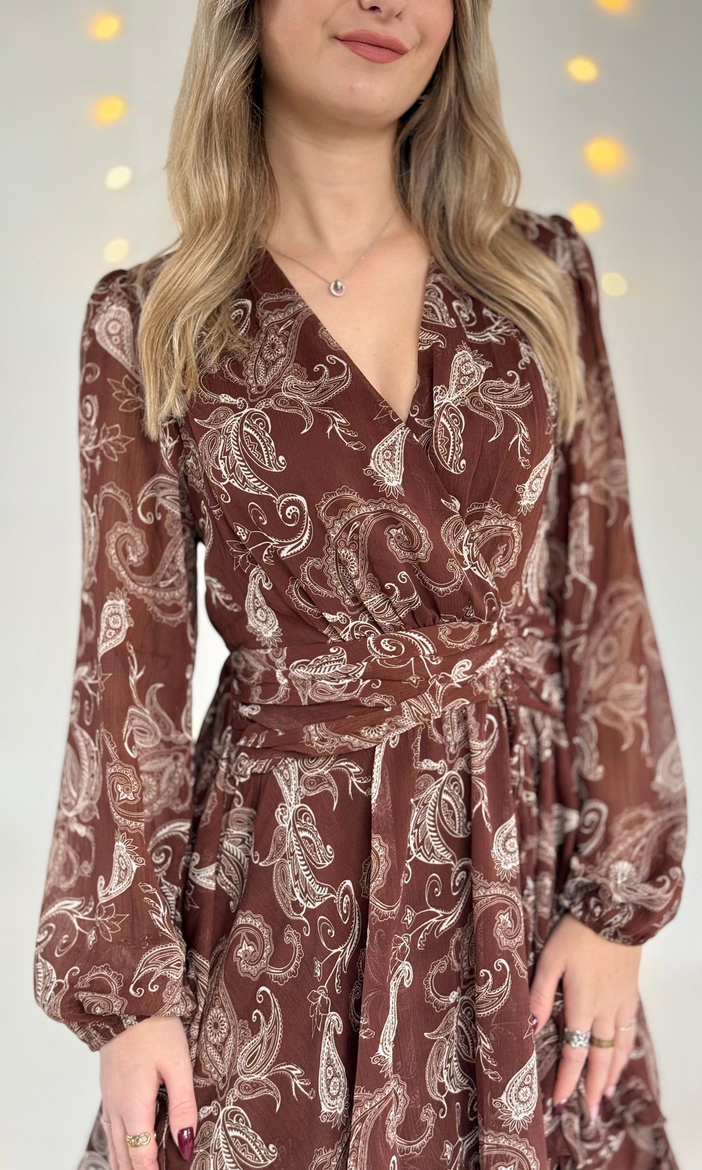 Robe marron GRAHAM