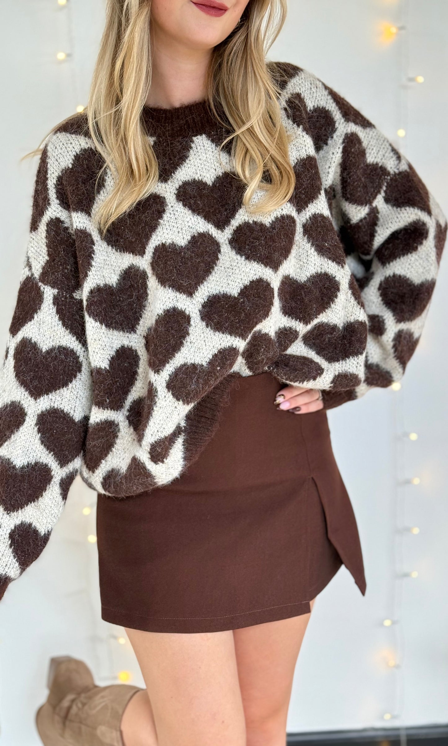 Pull cœurs GEORGINA