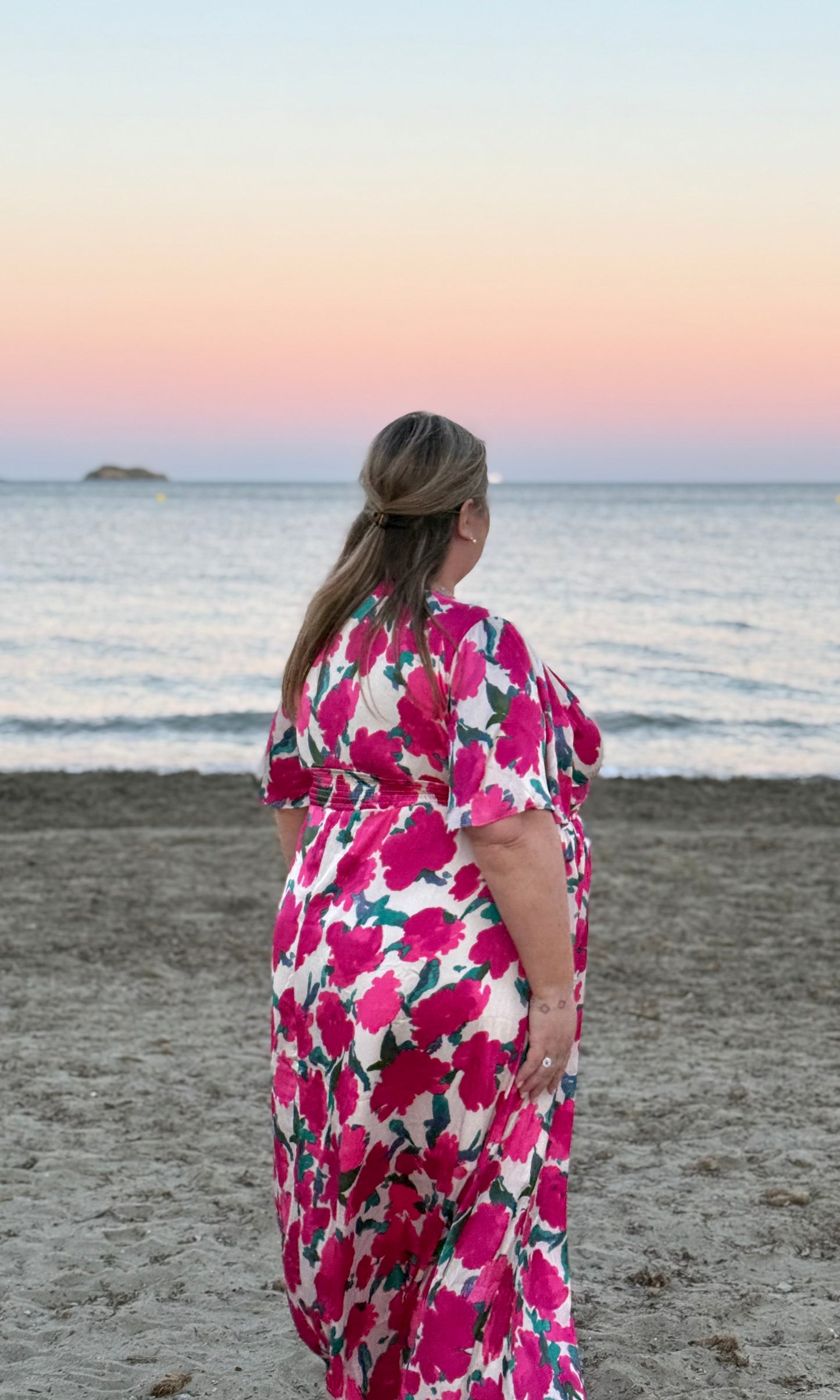 (CURVES) Robe longue ROSIE