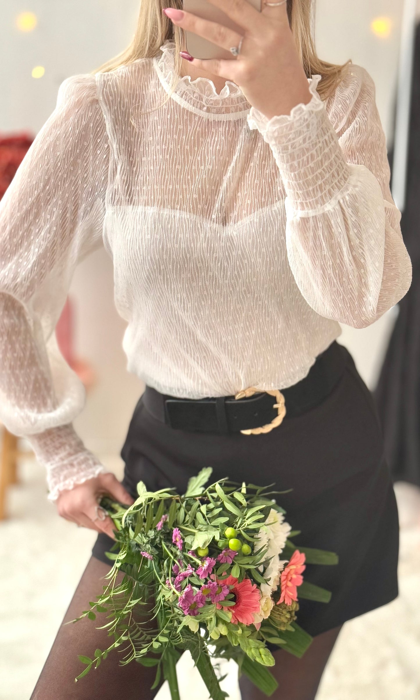 Top blanc LYA