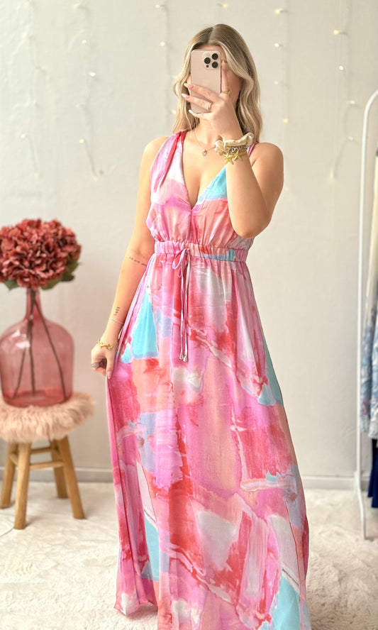 Robe satinée CORFOU