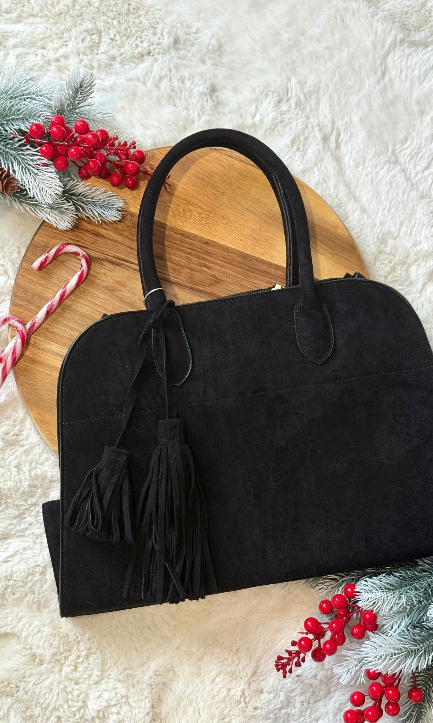 Sac en cuir noir MADDY 🇮🇹