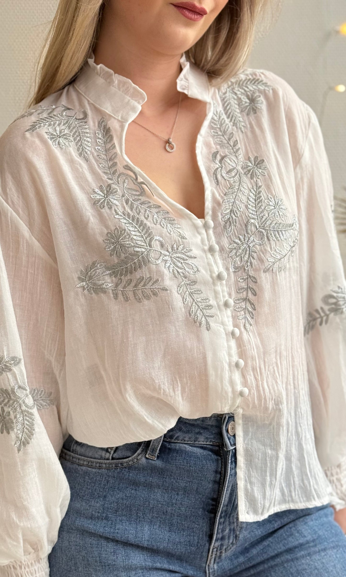 Blouse blanche CRISTINA