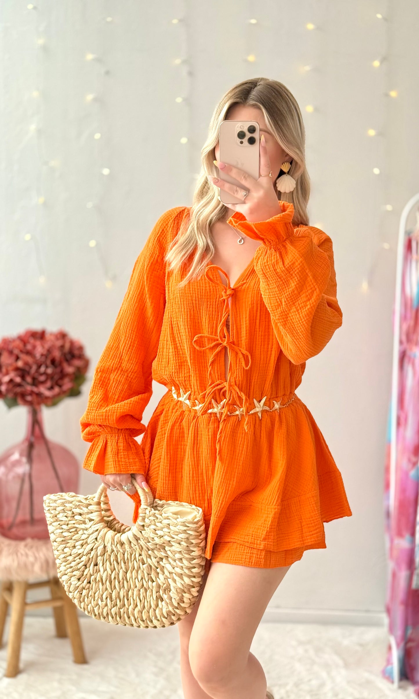 Combishort en gaze de coton LISBOA 🇮🇹