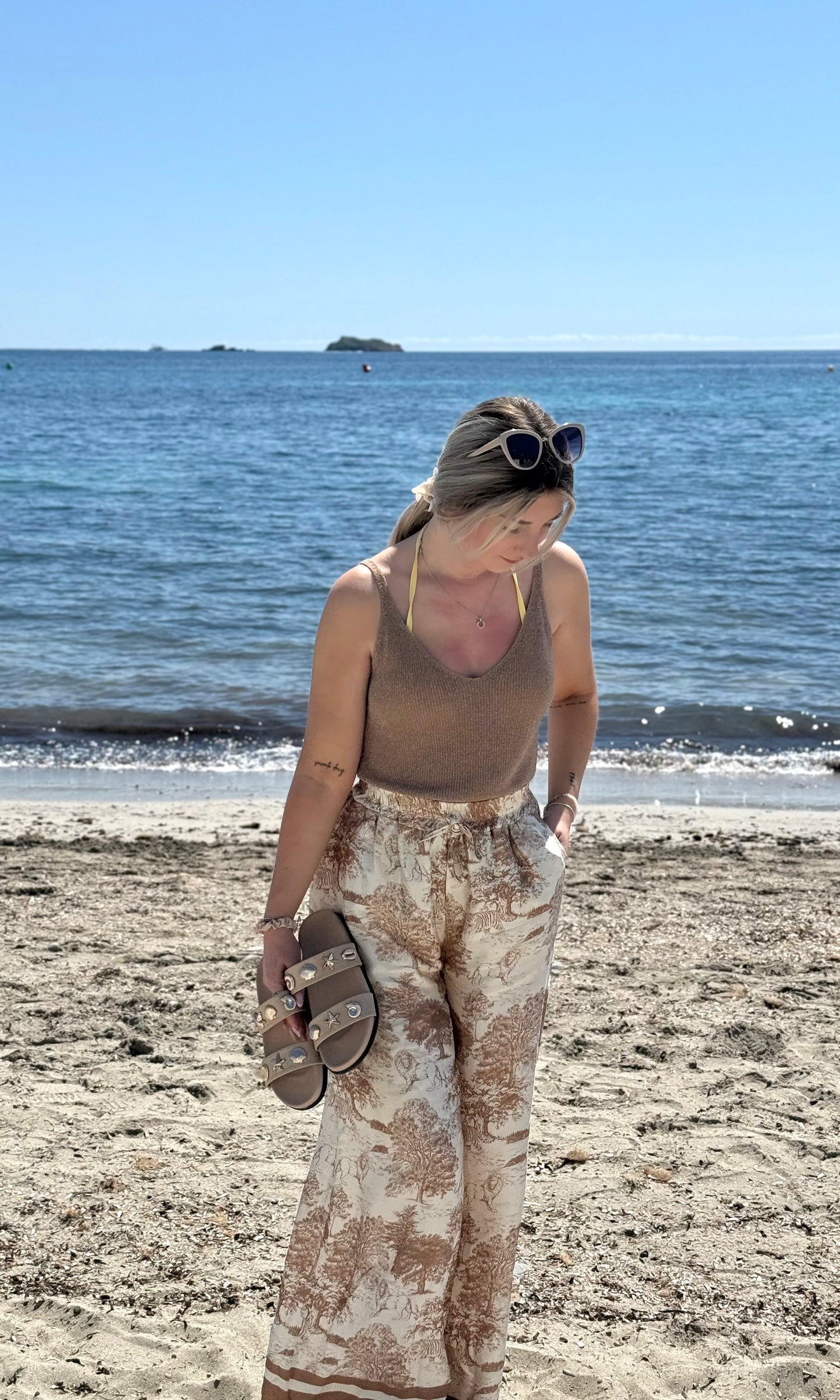 Pantalon en satin SAFARI 🇮🇹